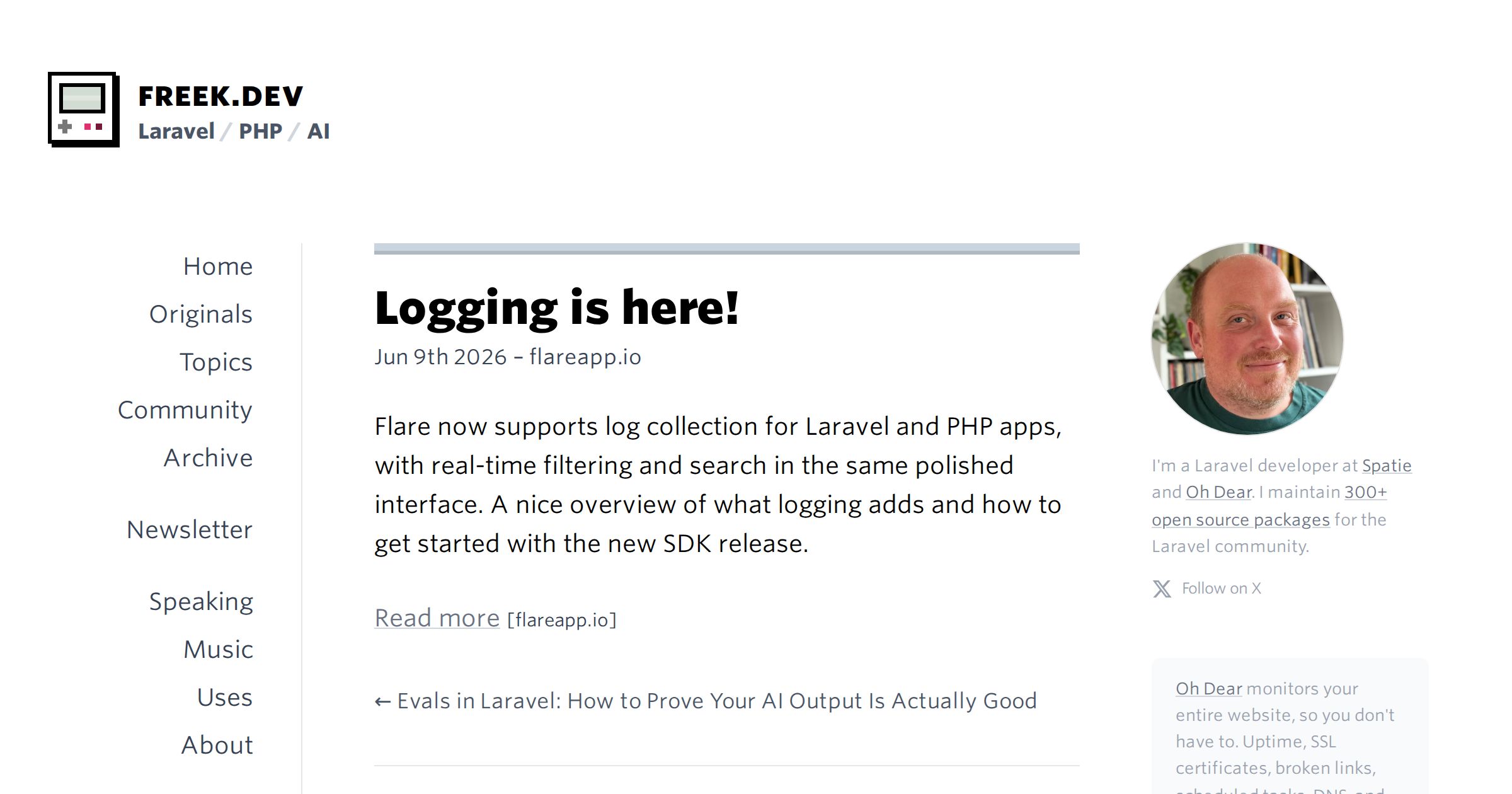 Logging is here!