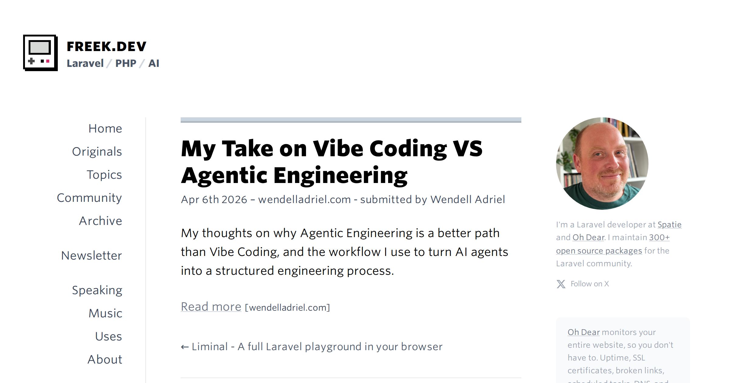My Take on Vibe Coding VS Agentic Engineering - Freek Van der Herten's ...