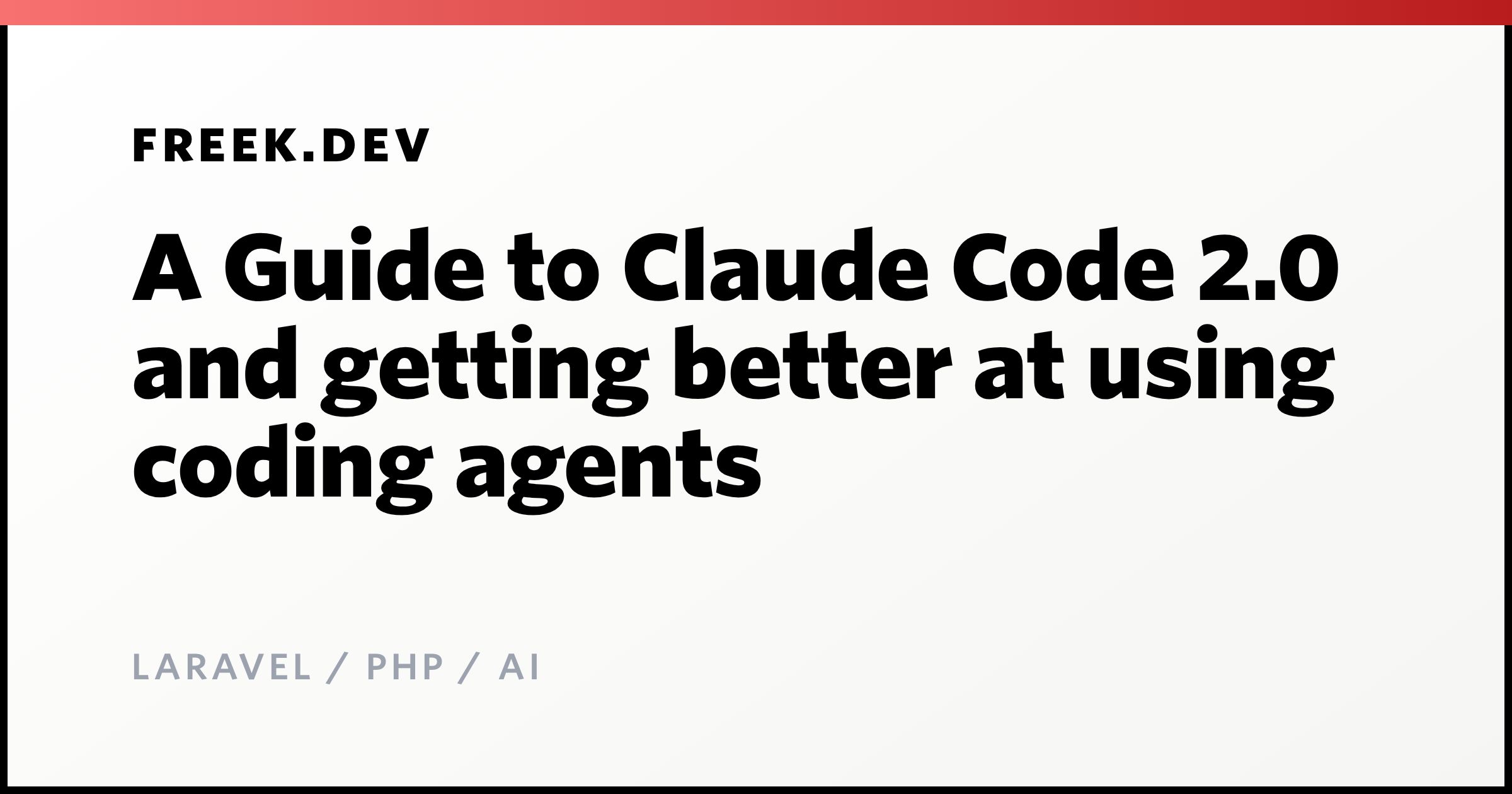 A Guide to Claude Code 2.0 and getting better at using coding agents ...