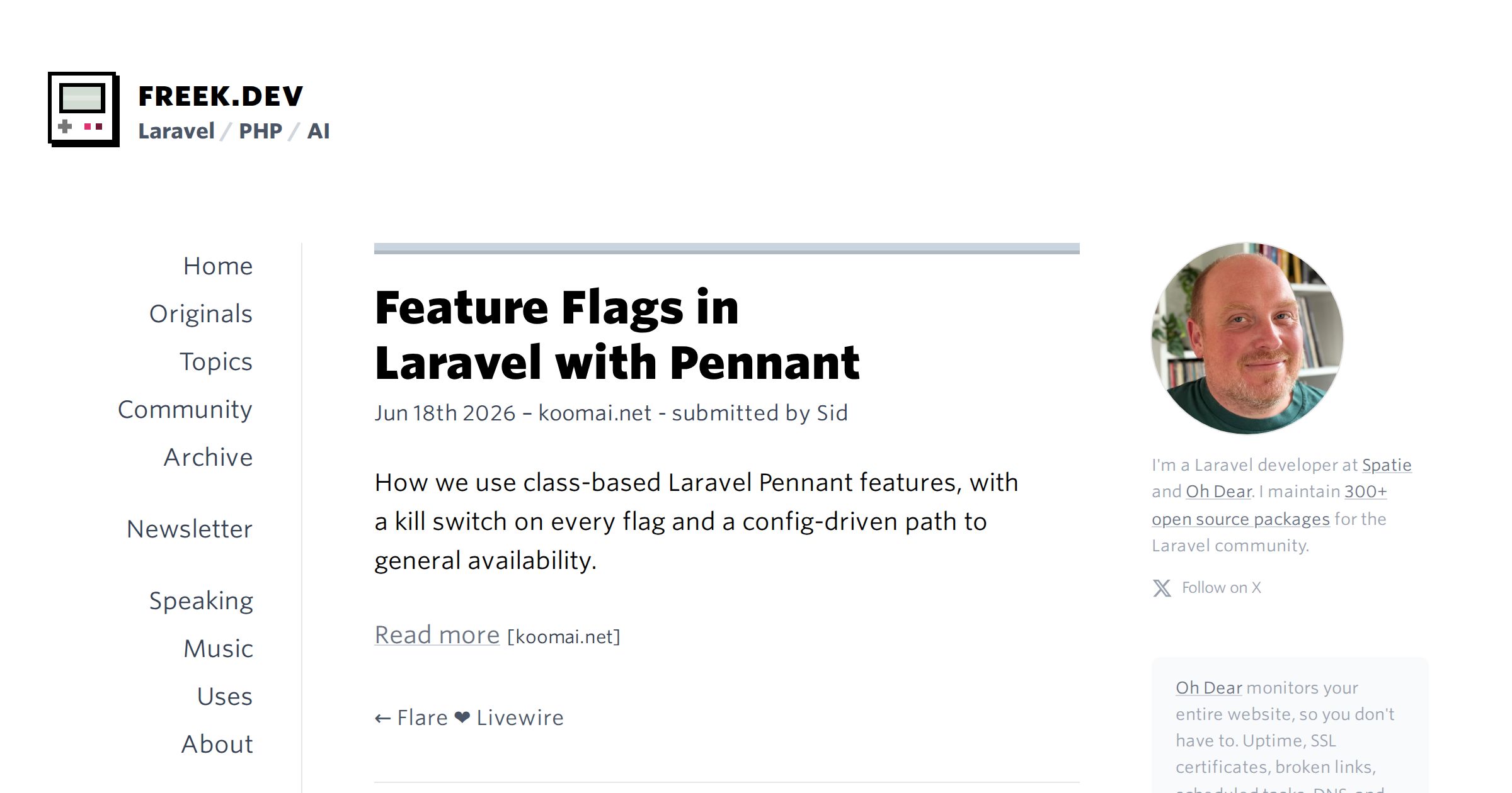 Feature Flags in Laravel with Pennant