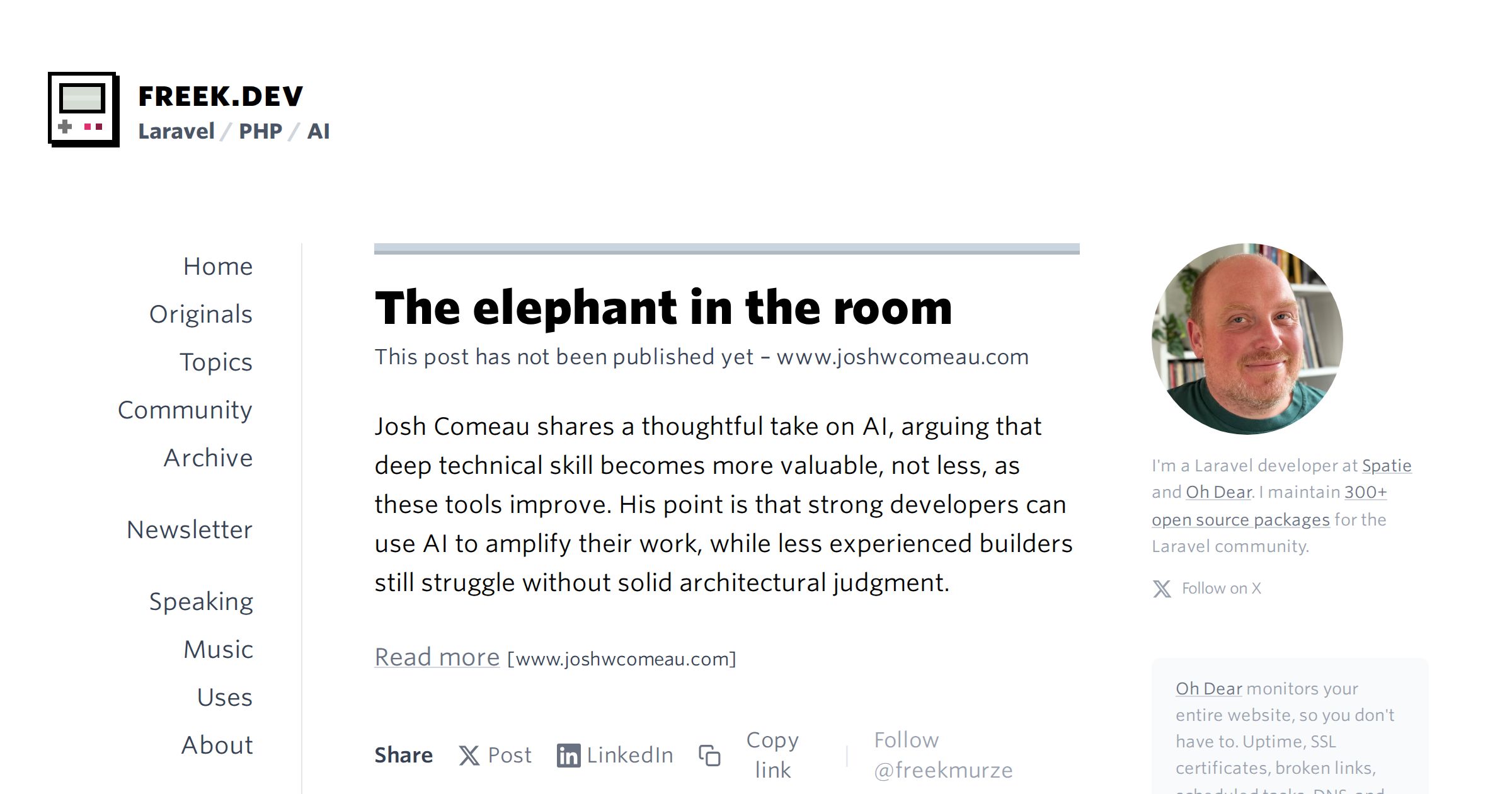The elephant in the room