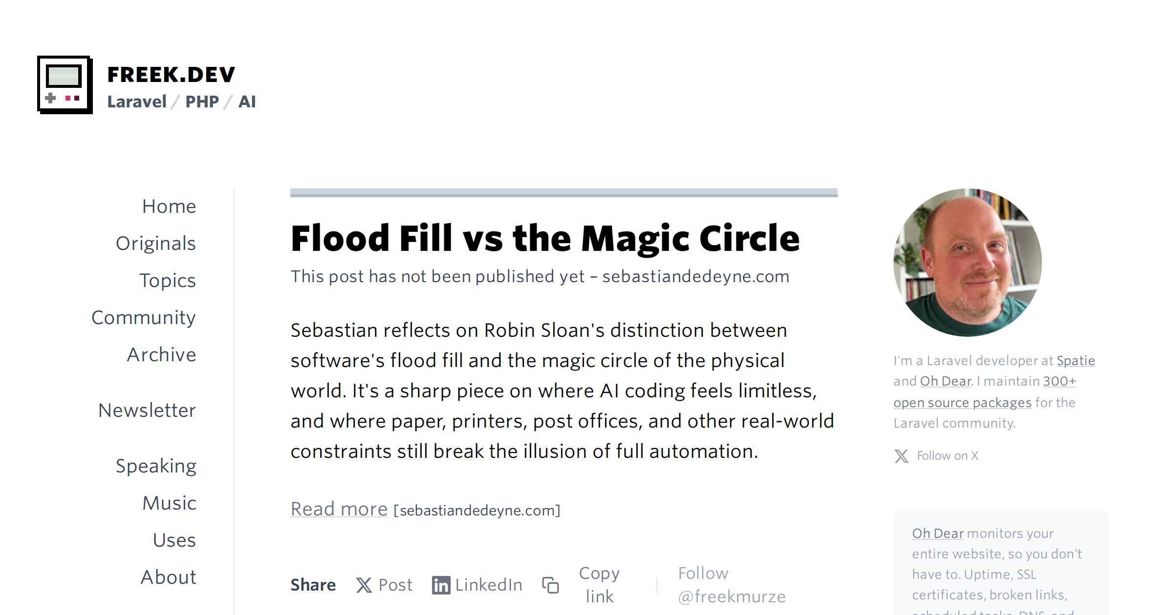 Flood Fill vs the Magic Circle
