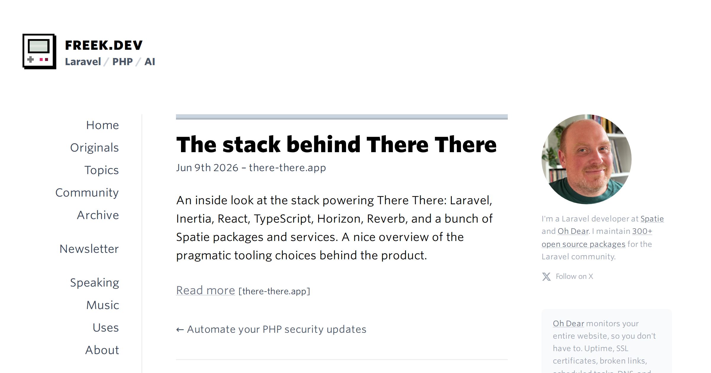 The stack behind There There