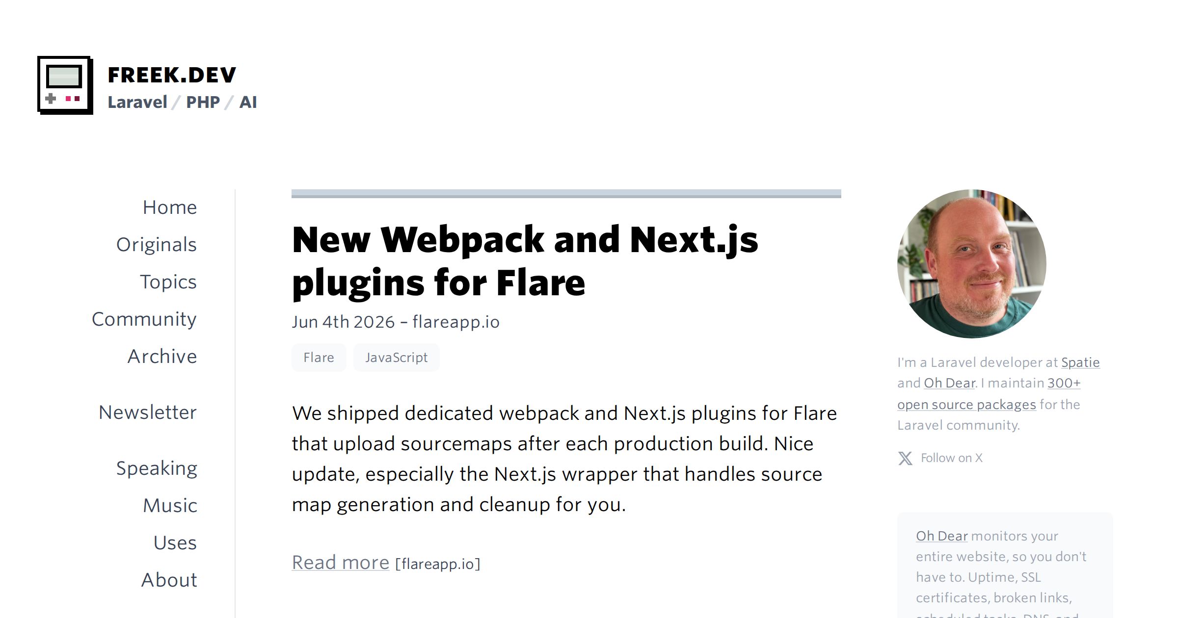 New Webpack and Next.js plugins for Flare