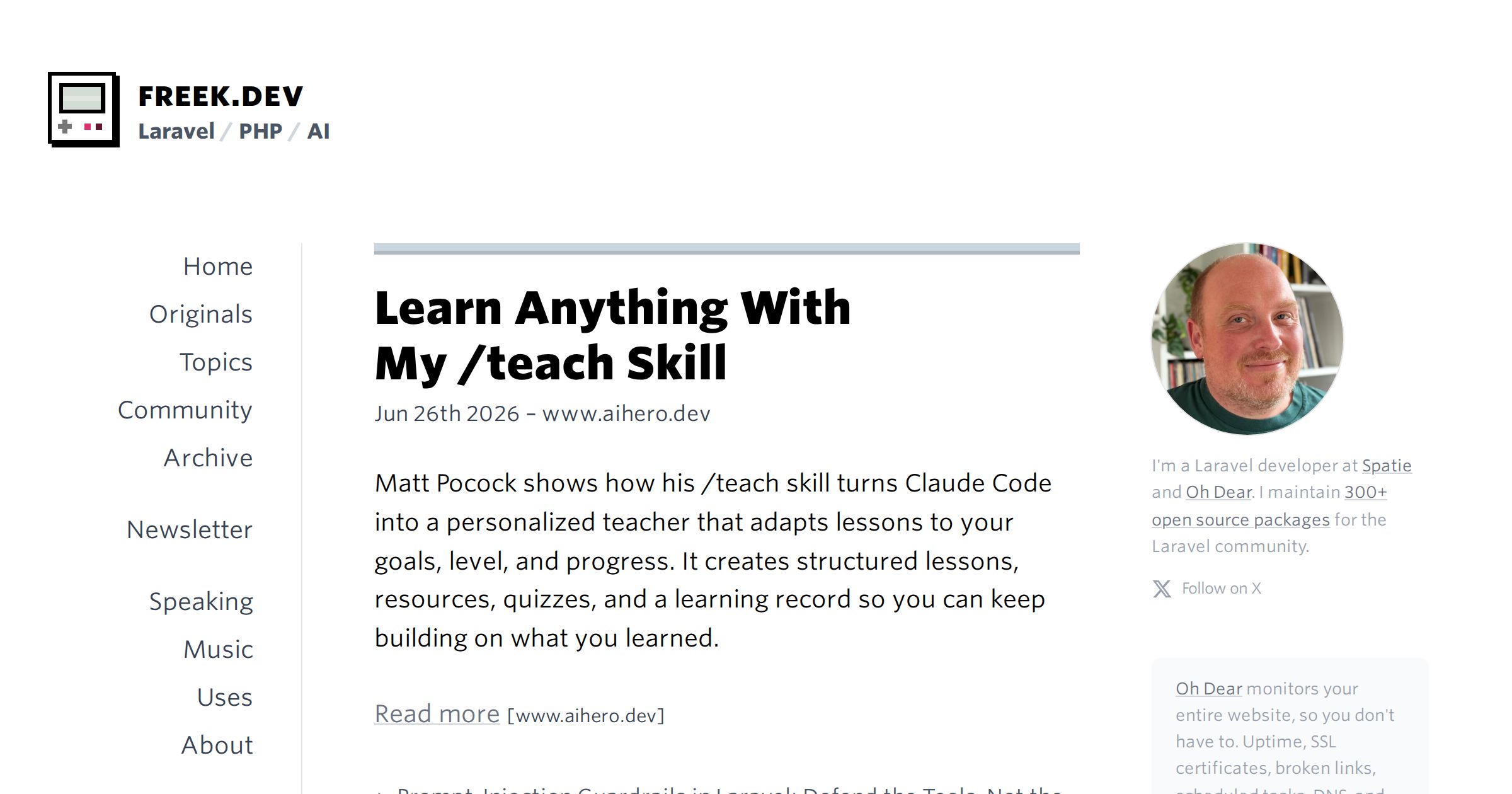 Learn Anything With My /teach Skill