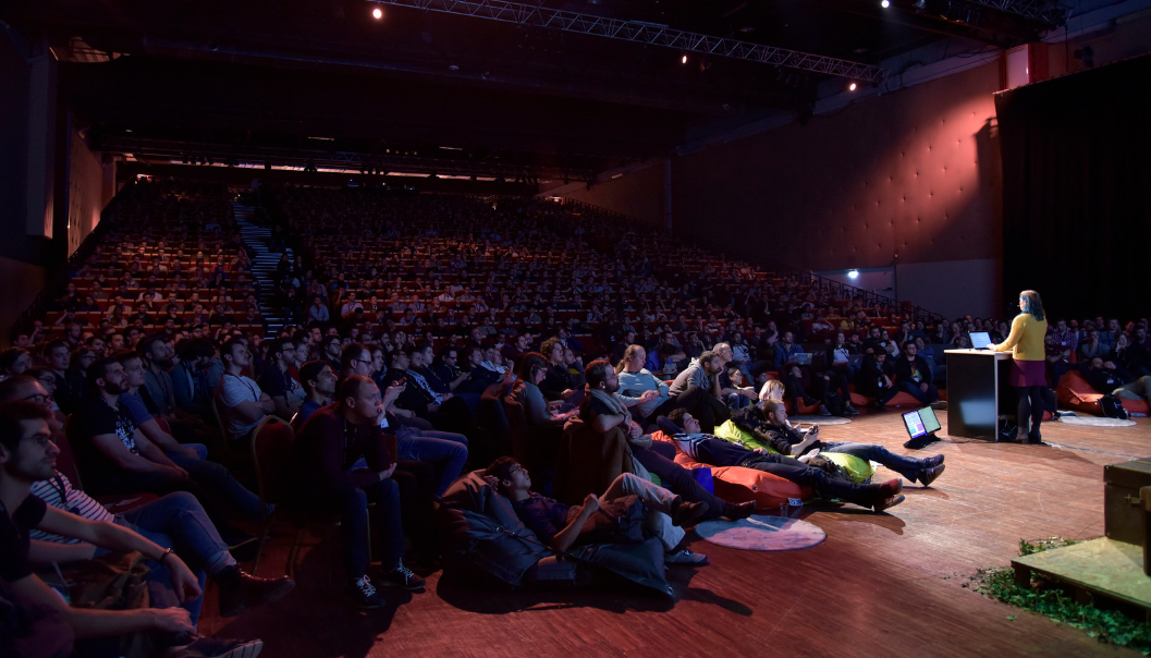 The audience at DotJS 2017
