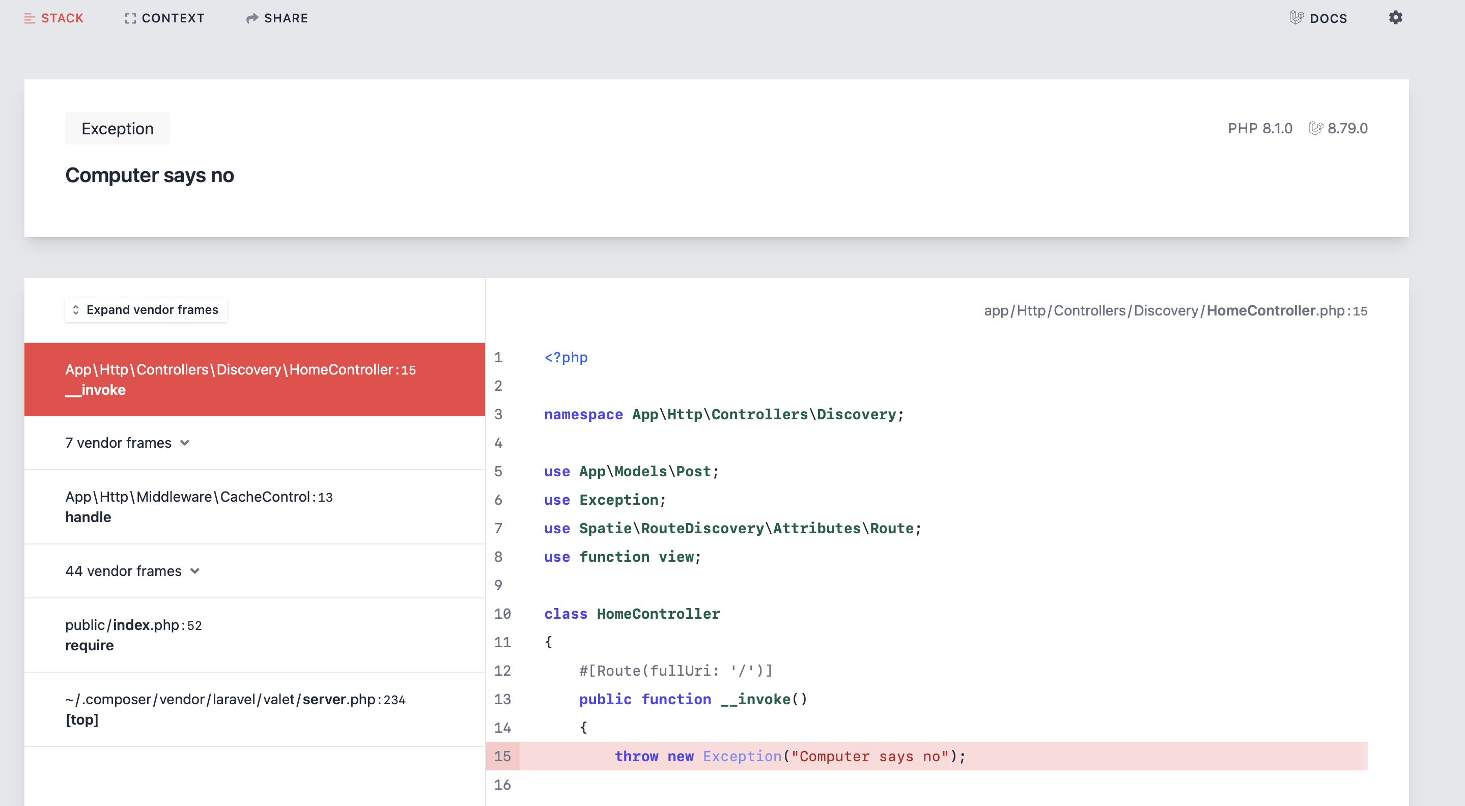 Handling Exceptions and Errors in Laravel